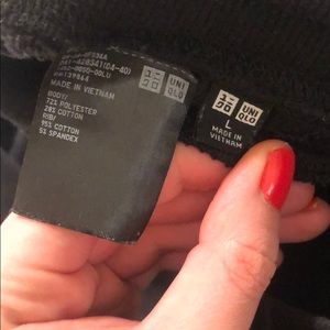 Black Uniqlo sweatpants